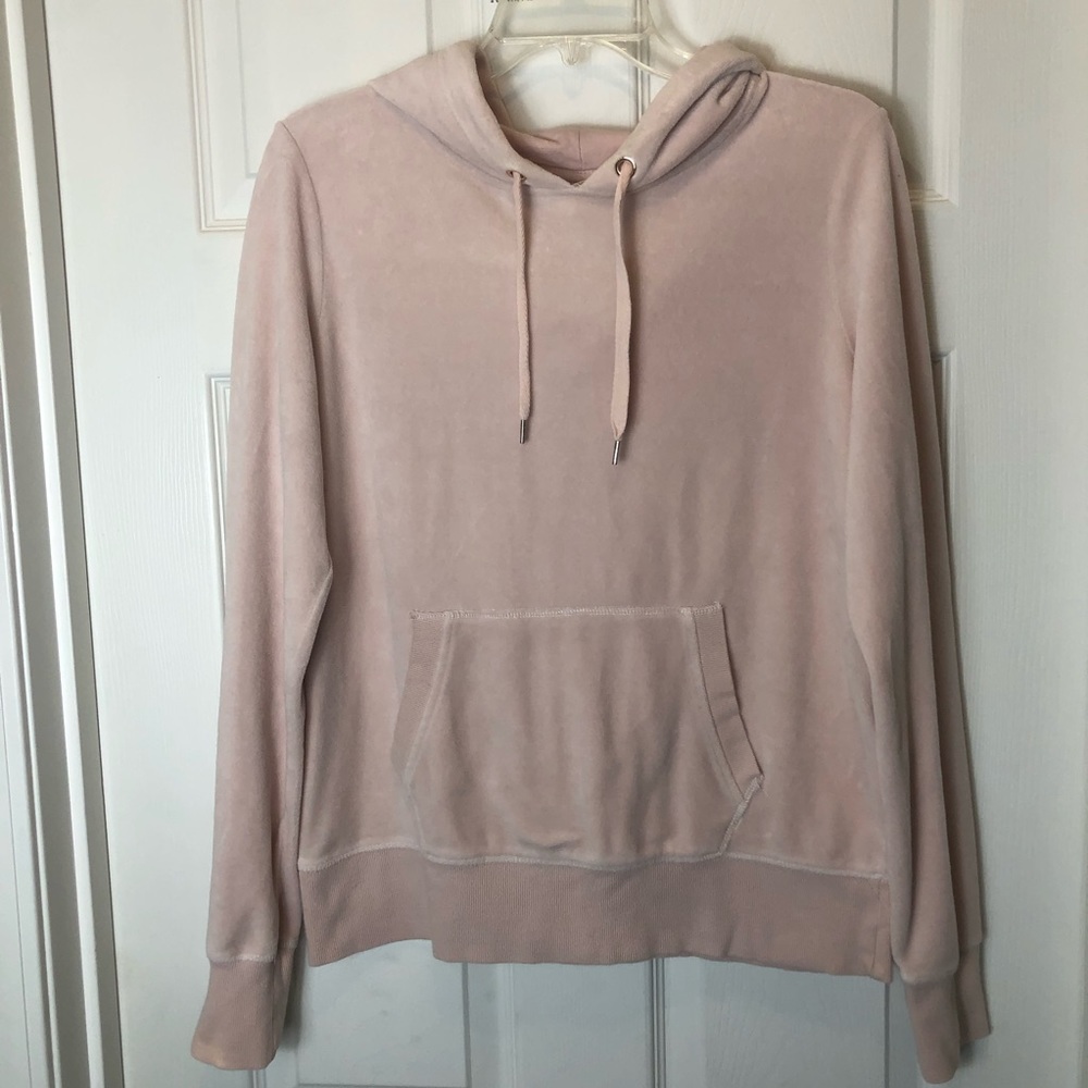 L.O.G.G. Label of Grades Goods Velour Pullover Hoodie. Size M